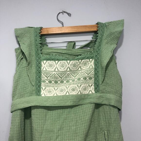 Free People County Line Maxi Skirt Set Light Green Size L - Picture 4 of 9